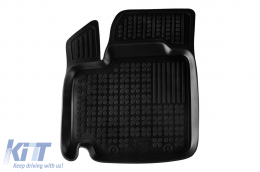 Specific rubber mats suitable for Suzuki Ignis Hybrid after 2019, 4-piece set, black color-image-6216305