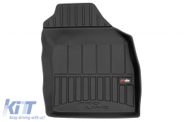 Specific rubber mats suitable for Suzuki Ignis III after 2016, 4-piece set, black color, with 24-month warranty-image-6222879