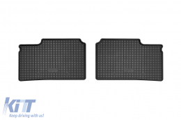 Specific rubber mats suitable for Suzuki Ignis after 2017, 4-piece set, black color-image-6249598