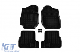 image-35-Specific rubber mats suitable for Suzuki Jimny after 2018, 4-piece set, black color
