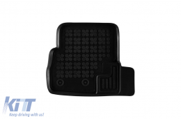 Specific rubber mats suitable for Suzuki Jimny after 2018, 4-piece set, black color-image-6216289