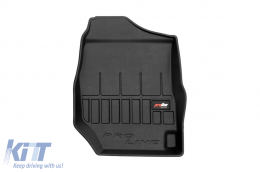 Specific rubber mats suitable for Suzuki Jimny after 2018, 4-piece set, black color, with 24-month warranty-image-6223580