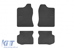 Specific rubber mats suitable for Suzuki Jimny 1998-2018, 4-piece set, black color from Frogum El Toro series - ABFMS6023884