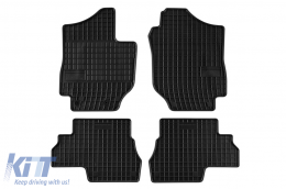Specific rubber mats suitable for Suzuki Jimny after 2018, 4-piece set, black color - ABFMS6023971