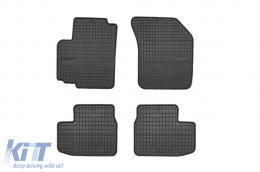 Specific rubber mats suitable for Suzuki Splash, Opel Agila 2008-2014, 4-piece set, black color - ABFMS6023883