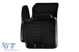 Specific rubber mats suitable for Suzuki Swift after 2017, 4-piece set, black color-image-6216279