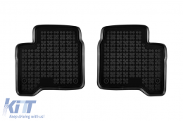 Specific rubber mats suitable for Suzuki Swift Hybrid after 2019, 4-piece set, black color-image-6216299