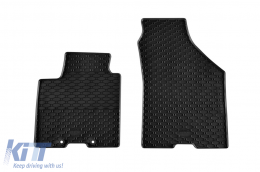 Specific rubber mats suitable for Suzuki Swift after 2024, 4-piece set, black color-image-6229580