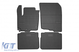 Specific rubber mats suitable for Suzuki SX4 S-cross Mild Hybrid after 2020, 4-piece set, black color - ABFMS6019338