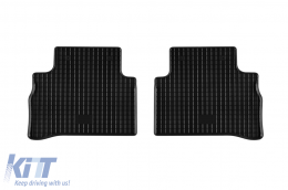 Specific rubber mats suitable for Suzuki Vitara after 2015, Vitara Hybrid after 2020, 4-piece set, black color-image-6249340