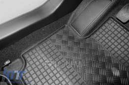 Specific rubber mats suitable for Suzuki Vitara after 2015, Vitara Hybrid after 2020, 4-piece set, black color-image-6249341