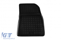 Specific rubber mats suitable for Tesla Model 3 after 2017, 3-piece set, black color-image-6216814