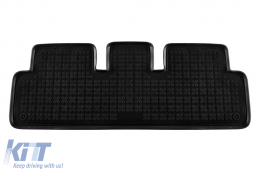Specific rubber mats suitable for Tesla Model 3 after 2017, 3-piece set, black color-image-6216815