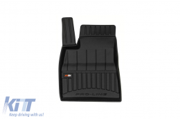 Specific rubber mats suitable for Tesla Model 3 after 2023, 3-piece set, black color, with 24-month warranty-image-6224236