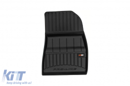Specific rubber mats suitable for Tesla Model 3 after 2023, 3-piece set, black color, with 24-month warranty-image-6224237