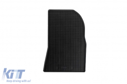 Specific rubber mats suitable for Tesla Model 3 after 2017, 4-piece set, black color-image-6229281