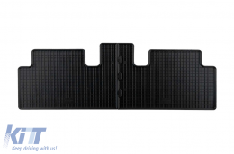 Specific rubber mats suitable for Tesla Model 3 after 2017, 4-piece set, black color-image-6229282