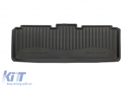 Specific rubber mats suitable for Tesla Model S 2012-2021 from Frogum 3D ProLine series, 3-piece set, black color, with 24-month warranty-image-6221678