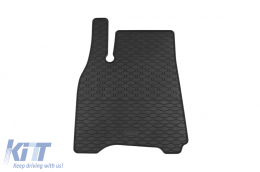 Specific rubber mats suitable for Tesla Model Y 2020-2025, 4-piece set, black color-image-6229341