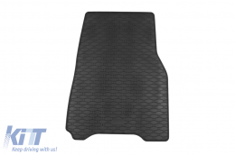 Specific rubber mats suitable for Tesla Model Y 2020-2025, 4-piece set, black color-image-6229342