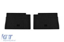 Specific rubber mats suitable for Toyota Auris 2012-2018, 4-piece set, black color-image-6228780