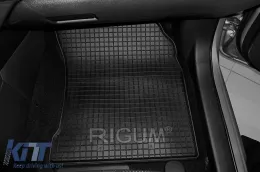 Specific rubber mats suitable for Toyota Auris 2012-2018, 4-piece set, black color-image-6228782
