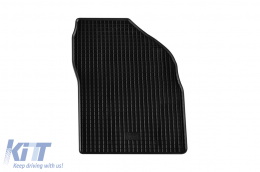 Specific rubber mats suitable for Toyota Auris, Corolla 2006-2012, 5-piece set, black color-image-6228787