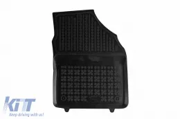 Specific rubber mats suitable for Toyota Aygo X after 2022, 3-piece set, black color-image-6215311