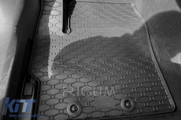 Specific rubber mats suitable for Toyota Aygo X after 2022, 4-piece set, black color-image-6250160