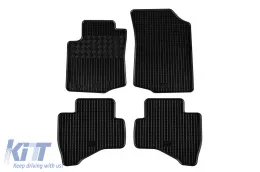 Specific rubber mats suitable for Toyota Aygo after 2014, 4-piece set, black color-image-6249233
