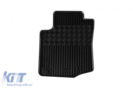 Specific rubber mats suitable for Toyota Aygo after 2014, 4-piece set, black color-image-6249234