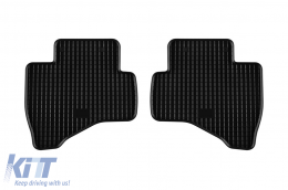 Specific rubber mats suitable for Toyota Aygo after 2014, 4-piece set, black color-image-6249236