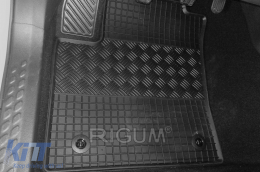 Specific rubber mats suitable for Toyota C-HR after 2016, 4-piece set, black color-image-6228990