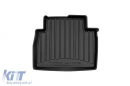 Specific rubber mats suitable for Toyota Camry IX Hybrid after 2018, 4-piece set, black color, with 24-month warranty-image-6223073