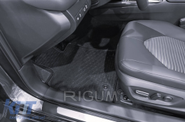 Specific rubber mats suitable for Toyota Camry after 2018, 4-piece set, black color-image-6229409