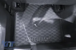 Specific rubber mats suitable for Toyota Camry after 2018, 4-piece set, black color-image-6229411