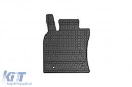 Specific rubber mats suitable for Toyota Camry sedan Hybrid after 2017, 4-piece set, black color-image-6230875