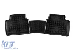 Specific rubber mats suitable for Toyota Corolla sedan, wagon, Hybrid after 2018, 3-piece set, black color-image-6215264