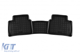 Specific rubber mats suitable for Toyota Corolla sedan, wagon, HeV after 2024, 3-piece set, black color-image-6215333