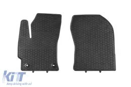 Specific rubber mats suitable for Toyota Corolla sedan, wagon after 2018, Suzuki Swace after 2020, 4-piece set, black color-image-6229798