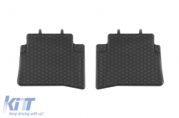Specific rubber mats suitable for Toyota Corolla sedan, wagon after 2018, Suzuki Swace after 2020, 4-piece set, black color-image-6229799