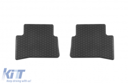Specific rubber mats suitable for Toyota Corolla hatchback after 2018, 4-piece set, black color-image-6229805