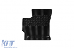 Specific rubber mats suitable for Toyota Corolla, Corolla Hybrid after 2018, Suzuki Swace after 2021, 4-piece set, black color-image-6249866