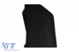 Specific rubber mats suitable for Toyota Corolla, Corolla Hybrid after 2018, Suzuki Swace after 2021, 4-piece set, black color-image-6249867