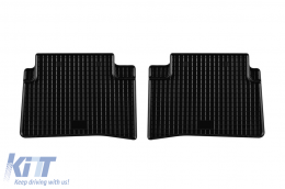 Specific rubber mats suitable for Toyota Corolla, Corolla Hybrid after 2018, Suzuki Swace after 2021, 4-piece set, black color-image-6249868