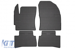 image-16-Specific rubber mats suitable for Toyota Corolla Cross FWD after 2022, 4-piece set, black color