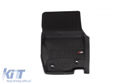 Specific rubber mats suitable for Toyota Land Cruiser J250, after 2024, 3-piece set, black color, with 24-month warranty-image-6224267