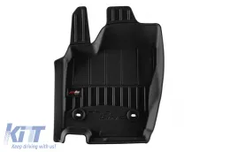 Specific rubber mats suitable for Toyota Land Cruiser J300 after 2021, 4-piece set, black color, with 24-month warranty-image-6224306