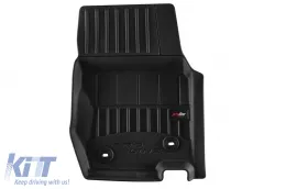 Specific rubber mats suitable for Toyota Land Cruiser J300 after 2021, 4-piece set, black color, with 24-month warranty-image-6224307