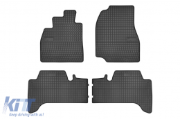 Specific rubber mats suitable for Toyota Land Cruiser FJ100 1998-2007, 4-piece set, black color - ABFMT6023923